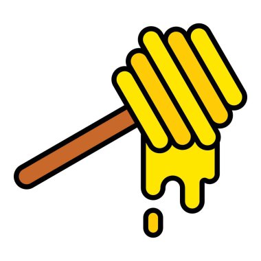 Honey Dip vektör simgesi. Yazdırma, mobil ve web uygulamaları için kullanılabilir.