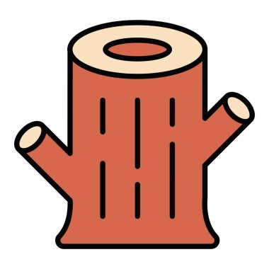 Ağaç Kaydı vektör simgesi. Yazdırma, mobil ve web uygulamaları için kullanılabilir.