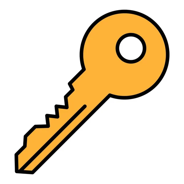 Anahtar vektör simgesi. Yazdırma, mobil ve web uygulamaları için kullanılabilir.