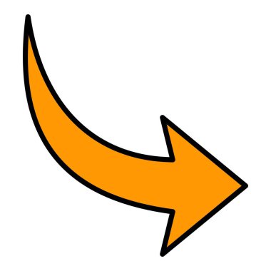 Sağ aşağı vektör simgesi. Yazdırma, mobil ve web uygulamaları için kullanılabilir.