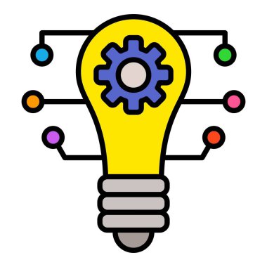 Yenilik vektör simgesi. Yazdırma, mobil ve web uygulamaları için kullanılabilir.