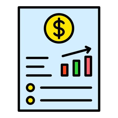 Belge vektör simgesi. Yazdırma, mobil ve web uygulamaları için kullanılabilir.