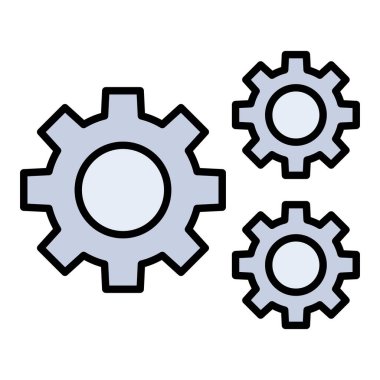 Vektör simgesi ayarlanıyor. Yazdırma, mobil ve web uygulamaları için kullanılabilir.