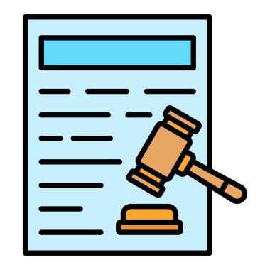 Yasal Belge vektör simgesi. Yazdırma, mobil ve web uygulamaları için kullanılabilir.