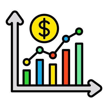 Büyüme vektör simgesi. Yazdırma, mobil ve web uygulamaları için kullanılabilir.