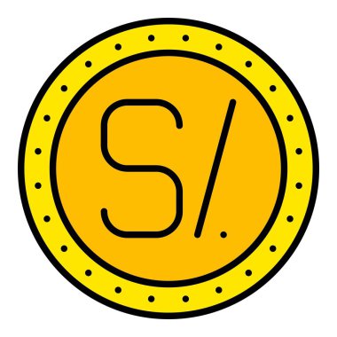 Peru vektör simgesi. Yazdırma, mobil ve web uygulamaları için kullanılabilir.