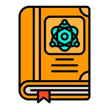 Fizik vektör simgesi. Yazdırma, mobil ve web uygulamaları için kullanılabilir.