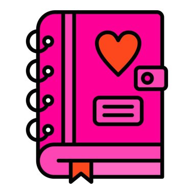 Günlük vektör simgesi. Yazdırma, mobil ve web uygulamaları için kullanılabilir.