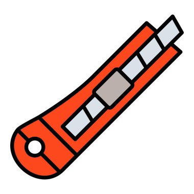 Kağıt Kesicisi vektör simgesi. Yazdırma, mobil ve web uygulamaları için kullanılabilir.