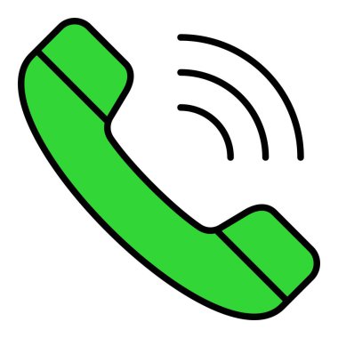 Arama vektör simgesi. Yazdırma, mobil ve web uygulamaları için kullanılabilir.