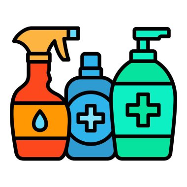 Hijyen Ürün Vektör Simgesi. Yazdırma, mobil ve web uygulamaları için kullanılabilir.
