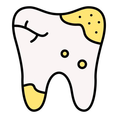 Diş Taşıyıcı vektör simgesi. Yazdırma, mobil ve web uygulamaları için kullanılabilir.