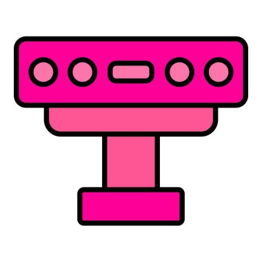 Kinect vektör simgesi. Yazdırma, mobil ve web uygulamaları için kullanılabilir.