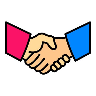 El sıkışma vektör simgesi. Yazdırma, mobil ve web uygulamaları için kullanılabilir.