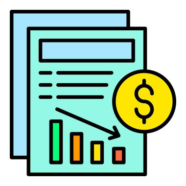 Kayıp vektör simgesi. Yazdırma, mobil ve web uygulamaları için kullanılabilir.