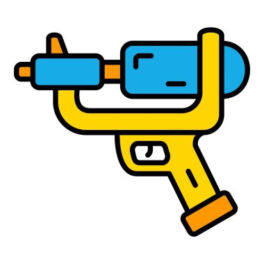 Su Silahı vektör simgesi. Yazdırma, mobil ve web uygulamaları için kullanılabilir.