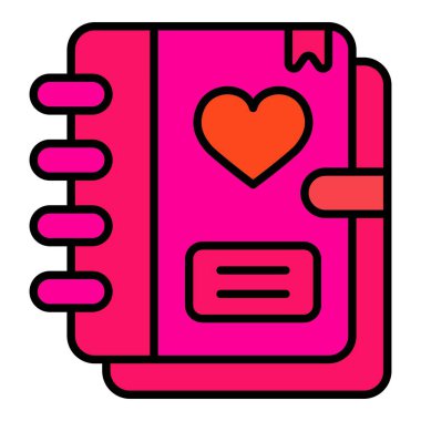 Günlük vektör simgesi. Yazdırma, mobil ve web uygulamaları için kullanılabilir.