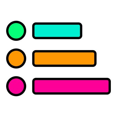 Menü vektör simgesi. Yazdırma, mobil ve web uygulamaları için kullanılabilir.