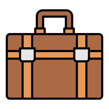 Çanta vektör simgesi. Yazdırma, mobil ve web uygulamaları için kullanılabilir.