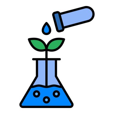 Biyoloji vektör ikonu. Yazdırma, mobil ve web uygulamaları için kullanılabilir.