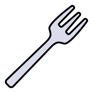 Çatal vektör simgesi. Yazdırma, mobil ve web uygulamaları için kullanılabilir.