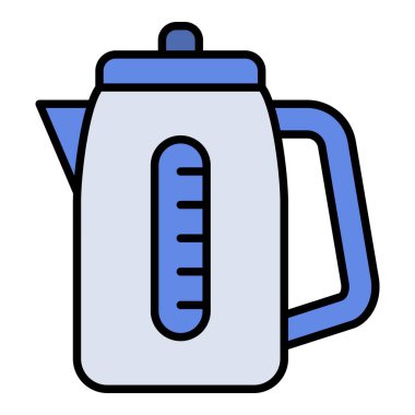 Çaydanlık vektör simgesi. Yazdırma, mobil ve web uygulamaları için kullanılabilir.