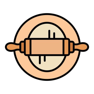 Pişirme vektör simgesi. Yazdırma, mobil ve web uygulamaları için kullanılabilir.