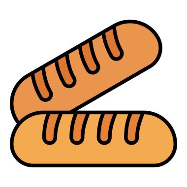 Sandviç vektör simgesi. Yazdırma, mobil ve web uygulamaları için kullanılabilir.