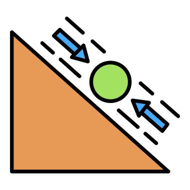 Vektör simgesini zorla. Yazdırma, mobil ve web uygulamaları için kullanılabilir.