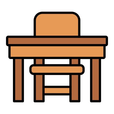 Tablo vektör simgesi. Yazdırma, mobil ve web uygulamaları için kullanılabilir.