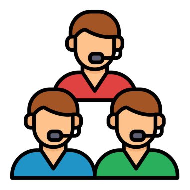 Teknik Destek Vektör simgesi. Yazdırma, mobil ve web uygulamaları için kullanılabilir.