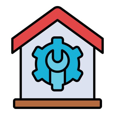 Vektör simgesini destekle. Yazdırma, mobil ve web uygulamaları için kullanılabilir.