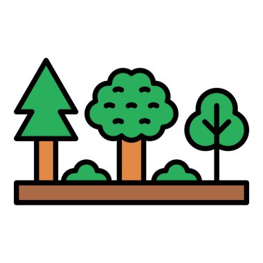 Doğa vektör simgesi. Yazdırma, mobil ve web uygulamaları için kullanılabilir.