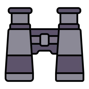 Dürbün vektör simgesi. Yazdırma, mobil ve web uygulamaları için kullanılabilir.
