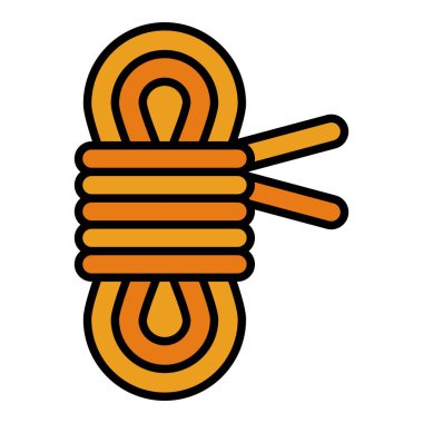 İp vektör simgesi. Yazdırma, mobil ve web uygulamaları için kullanılabilir.