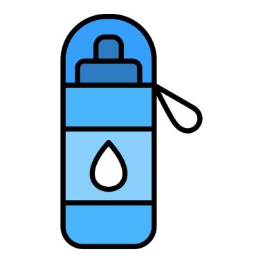 Su vektör simgesi. Yazdırma, mobil ve web uygulamaları için kullanılabilir.