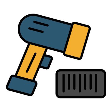 Tarayıcı vektör simgesi. Yazdırma, mobil ve web uygulamaları için kullanılabilir.