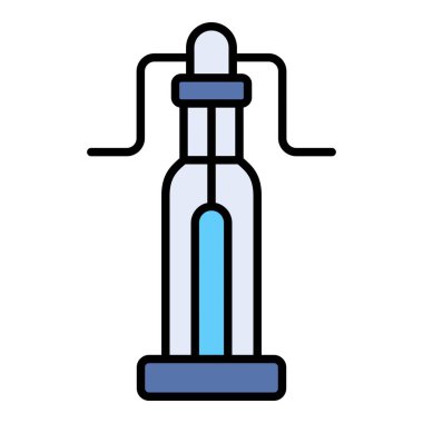 Gaz Şişesi vektör simgesi. Yazdırma, mobil ve web uygulamaları için kullanılabilir.