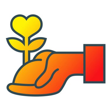 Büyüme vektör simgesi. Yazdırma, mobil ve web uygulamaları için kullanılabilir.