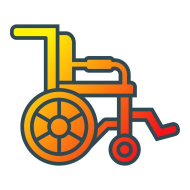 Özürlü vektör simgesi. Yazdırma, mobil ve web uygulamaları için kullanılabilir.