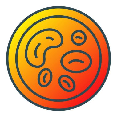 Beyaz Kan Hücresi vektör simgesi. Yazdırma, mobil ve web uygulamaları için kullanılabilir.