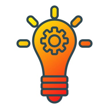 Fikir vektör simgesi. Yazdırma, mobil ve web uygulamaları için kullanılabilir.