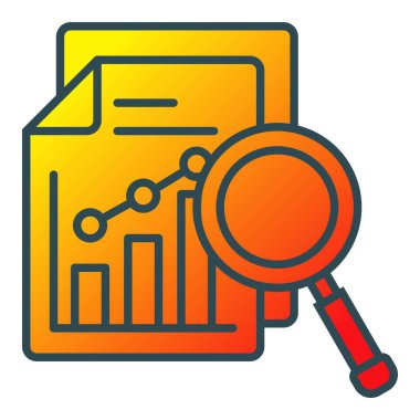 Veri Analizi Vektör Simgesi. Yazdırma, mobil ve web uygulamaları için kullanılabilir.