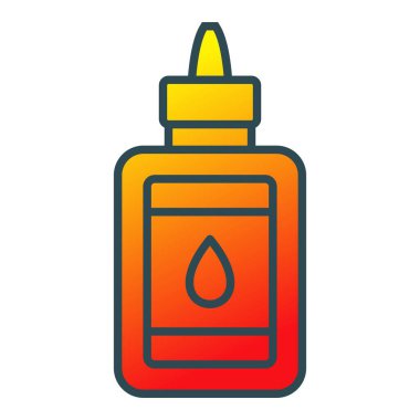 Yapıştırıcı vektör simgesi. Yazdırma, mobil ve web uygulamaları için kullanılabilir.