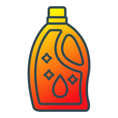 Deterjan vektör simgesi. Yazdırma, mobil ve web uygulamaları için kullanılabilir.