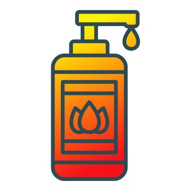 Losyon vektör simgesi. Yazdırma, mobil ve web uygulamaları için kullanılabilir.