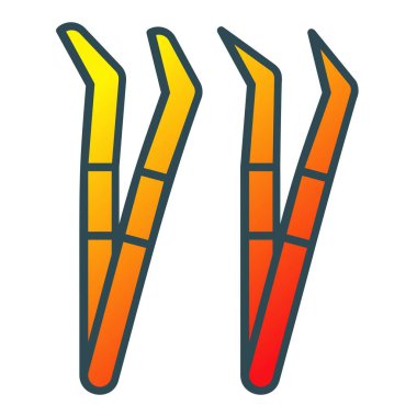 Cımbız vektör simgesi. Yazdırma, mobil ve web uygulamaları için kullanılabilir.