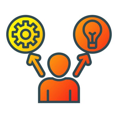 Yetenek vektör simgesi. Yazdırma, mobil ve web uygulamaları için kullanılabilir.