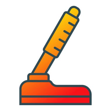 El freni vektör simgesi. Yazdırma, mobil ve web uygulamaları için kullanılabilir.