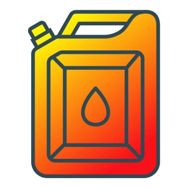 Yakıt vektör simgesi. Yazdırma, mobil ve web uygulamaları için kullanılabilir.